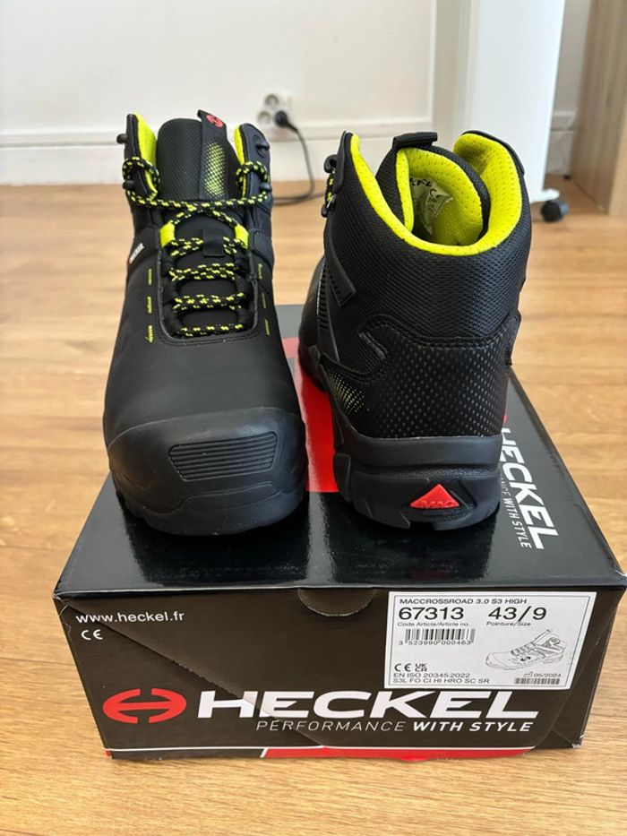 Chaussure de sécurité montante S3 MacCrossroad 3.0 High HECKEL 67313 taille 43 - photo numéro 10