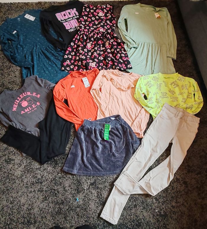 Gros lot vêtements fille 12 ans automne hiver - photo numéro 3