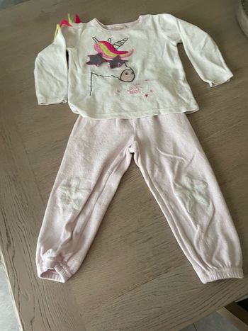 Pyjama velours 2 ans