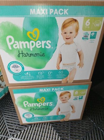 Couches Pampers premium protection taille 6