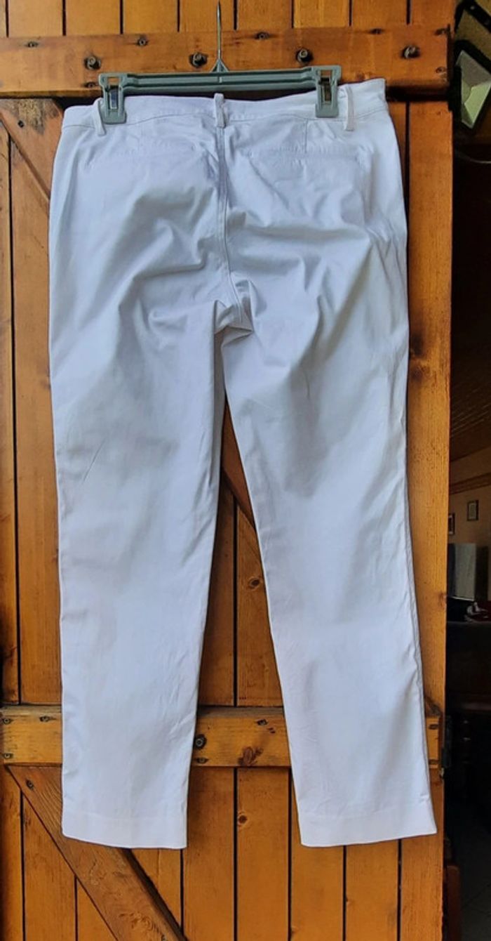 Pantalon blanc Ralph Lauren 40 - photo numéro 3