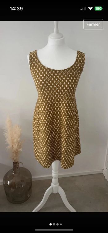 Robe patineuse à motifs mango XS