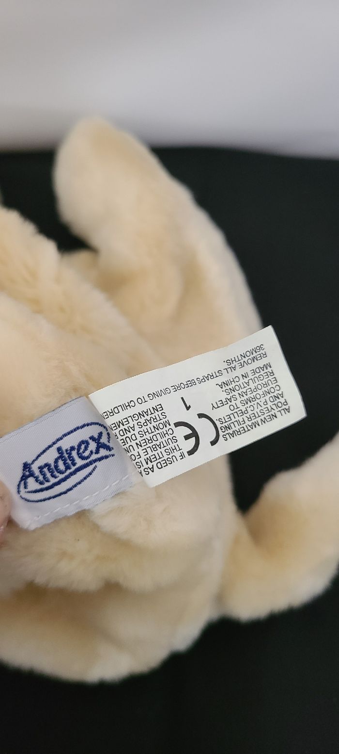 Trousse à crayons/sac à main en peluche Andrex Puppy Labrador golden - photo numéro 7