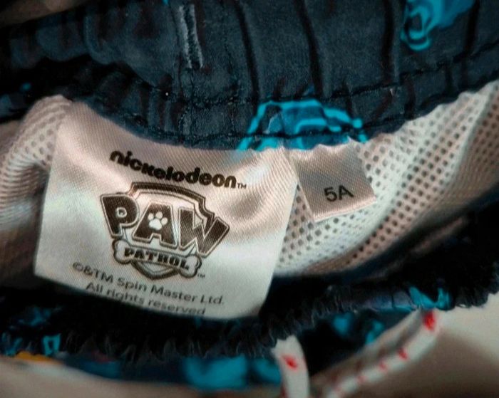 Short de bain garçon paw patrol 5 ans neuf - photo numéro 3
