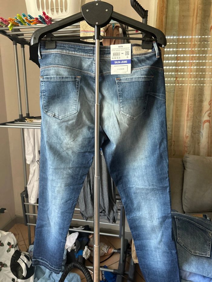 Jean salsa bleu - photo numéro 6