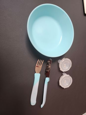 Assiette creuse couverts twistshake et range cuillères  MAM