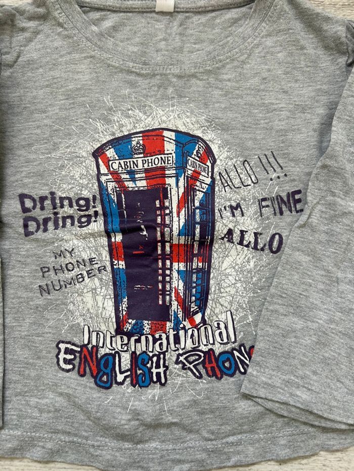 T-shirt manches longues garçon 3/4 ans - photo numéro 2