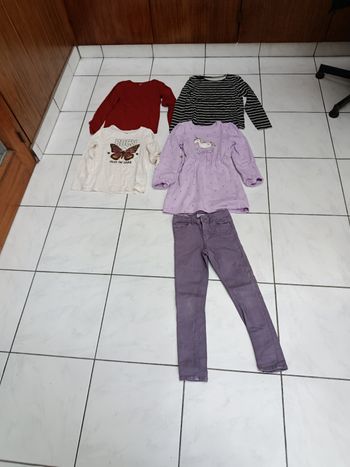 Lot vêtements fille