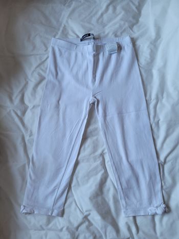 Legging blanc 3/4 Okaïdi