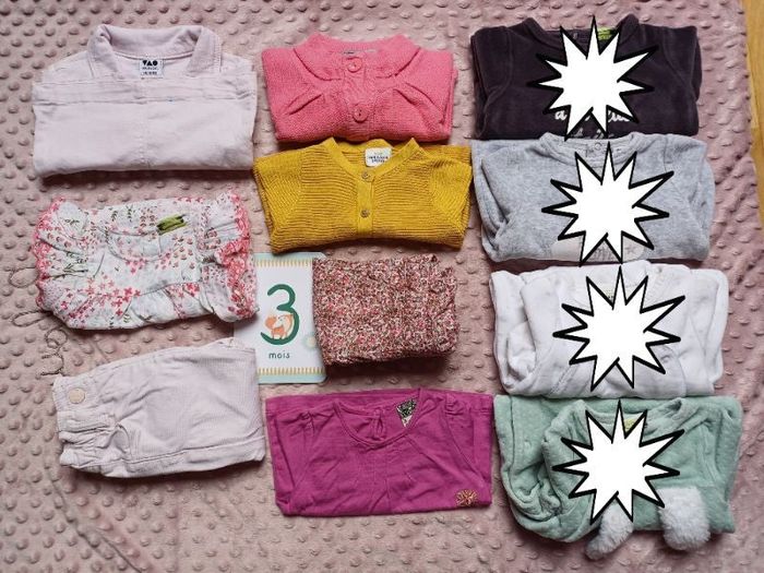 Lot tape à l'œil 3 mois