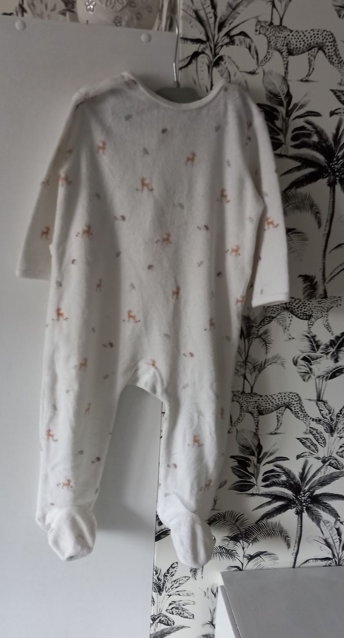 Pyjama blanc Kiabi 18 mois - photo numéro 2