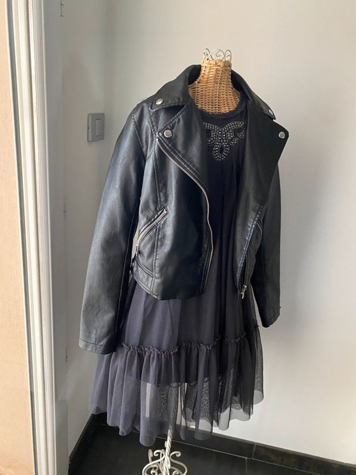 Robe Zara en tulle gris anthracite taille 13/14 ans ou XS - photo numéro 16