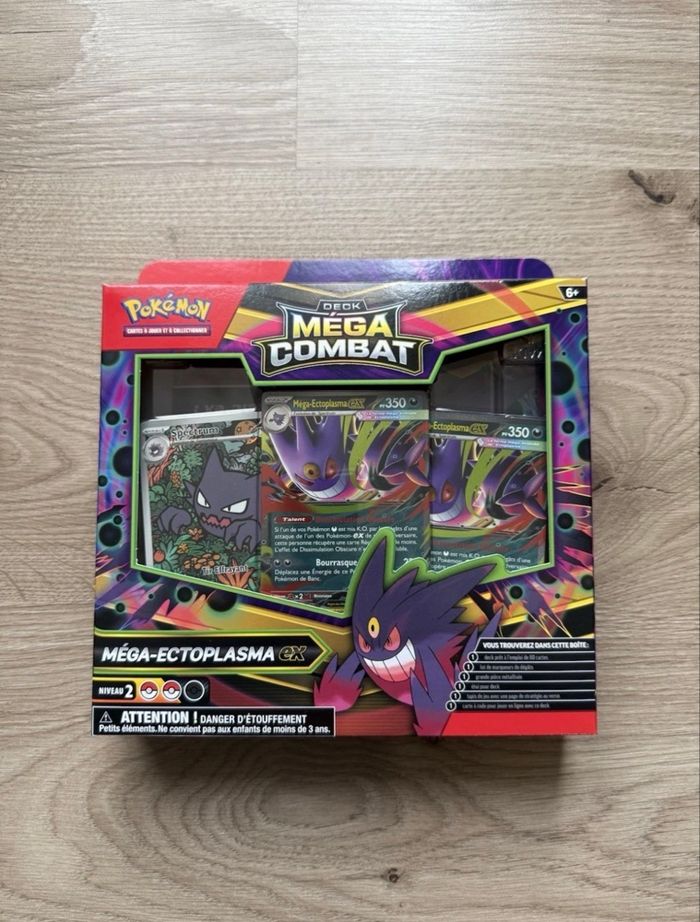 Pokémon Deck Mega Combat Méga Ectoplasma EX - Neuf Scellé - Français - photo numéro 2