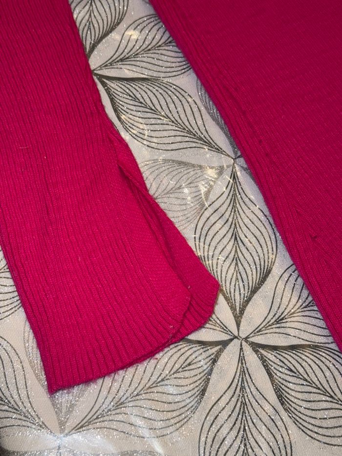 Robe longue rose M - photo numéro 2