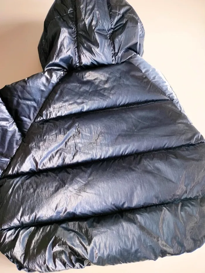 Doudoune bleu métallisé Kiabi 3ans - photo numéro 6