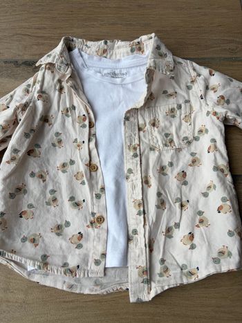 Lot t-shirt manches longues + chemise 