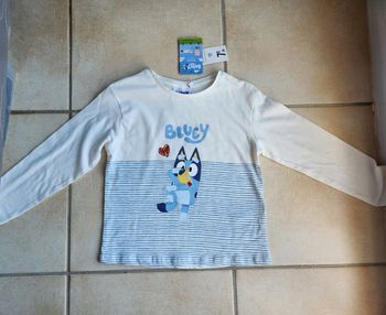 T-shirt Bluey taille 5 ans