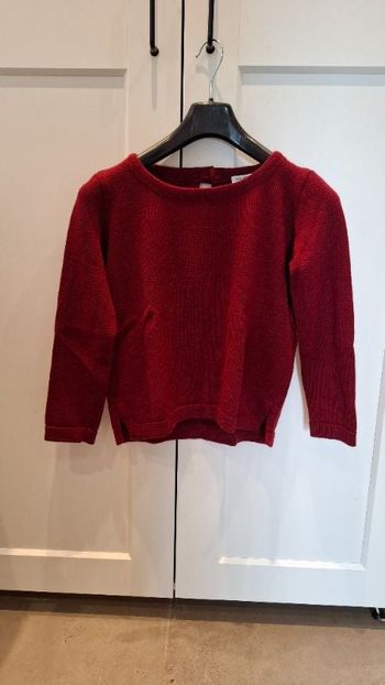 Pull rouge bordeaux _ M _ val de saire