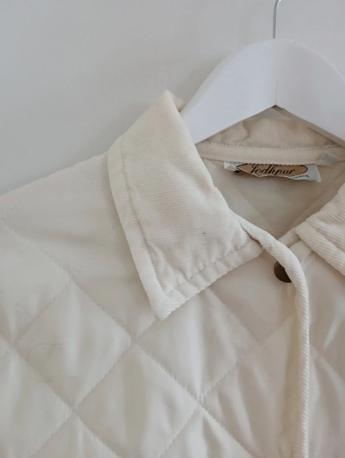 Veste matelassée blanche vintage - photo numéro 3