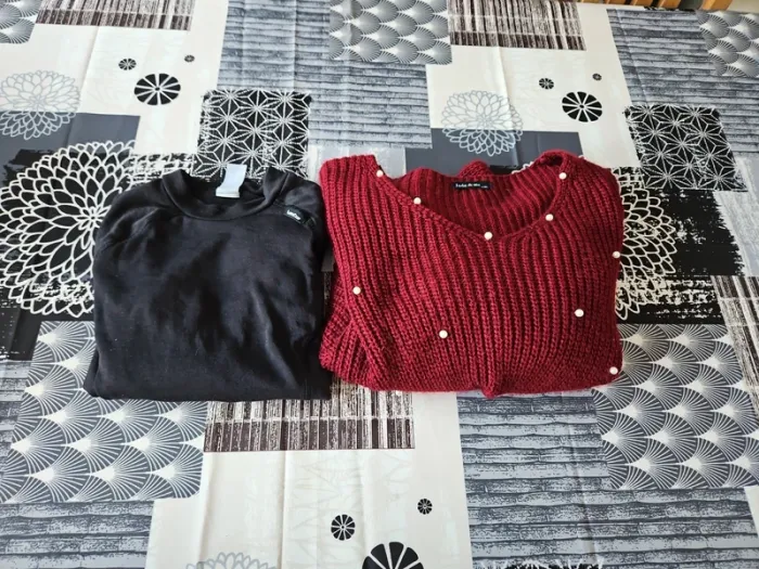 Lot pull femme