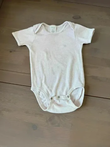 Body à rayures rose pâle 9-12 mois - Underwear - Très bon état