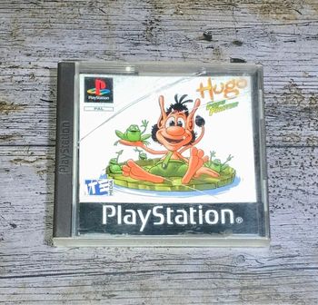 Hugo Frog Fighter jeu PS1 Sans jaquette avant Sony