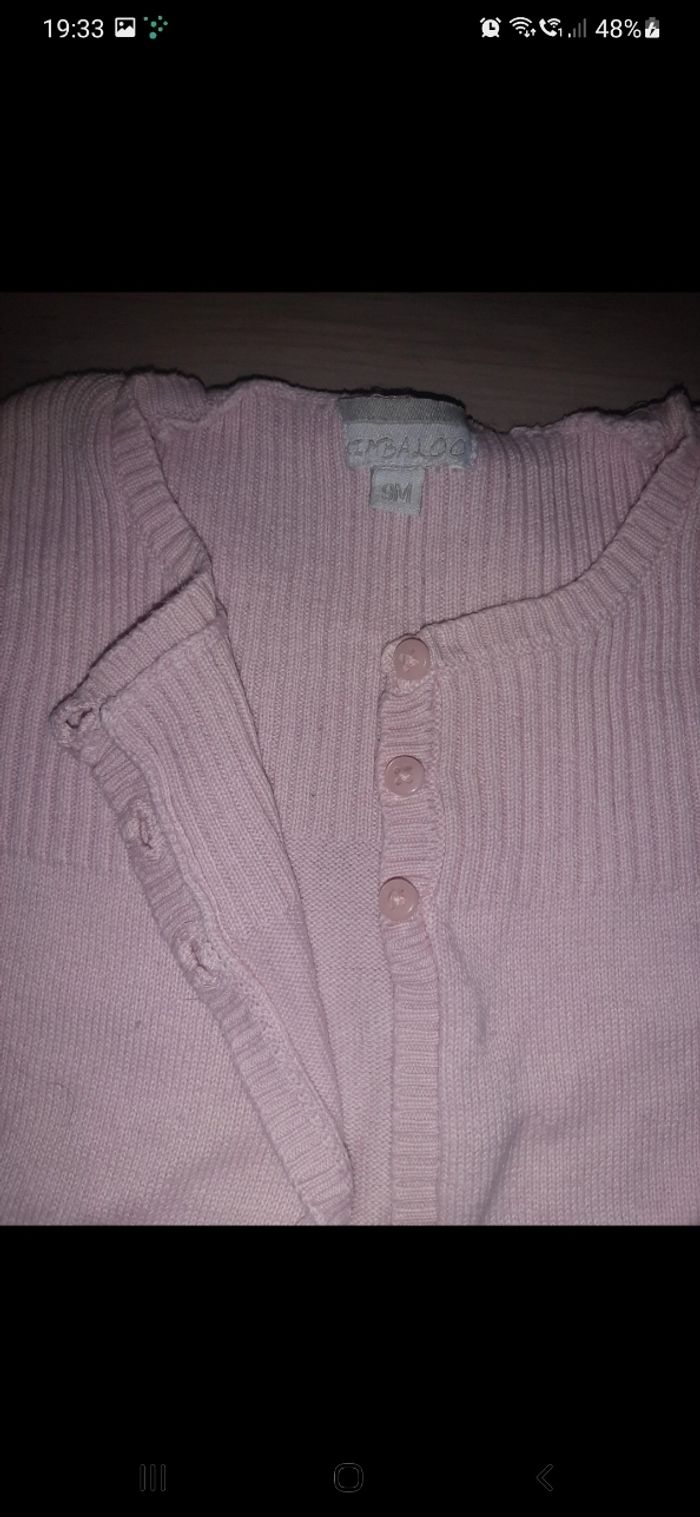 Gilet bébé fille 9 mois (c3) - photo numéro 2