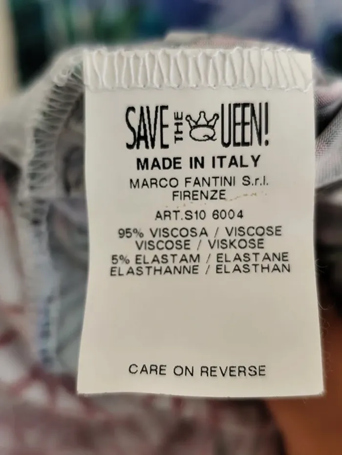 Belle robe d'été légère Save the Queen colorée motifs fleuris M très bon état - photo numéro 11