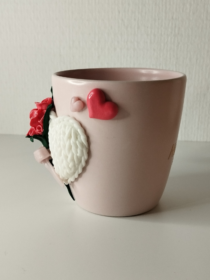 Fait main Mug décoré avec pâte polimaire abr034 - photo numéro 4