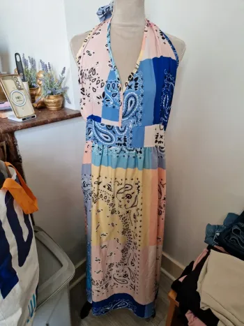 Robe dos nu bandana
