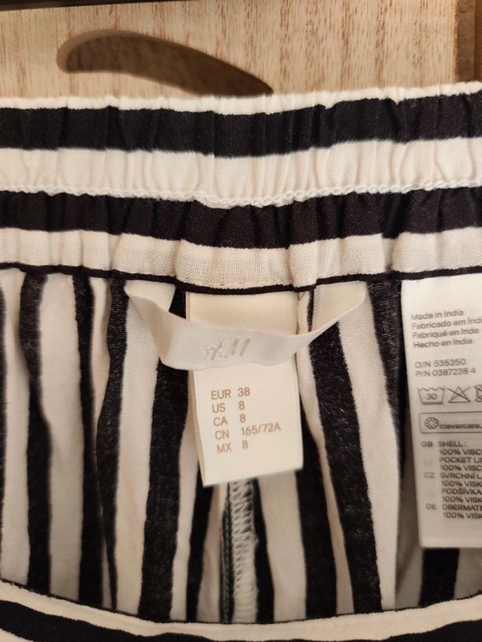 Short à rayures fluide et léger T 38 H&M - photo numéro 6