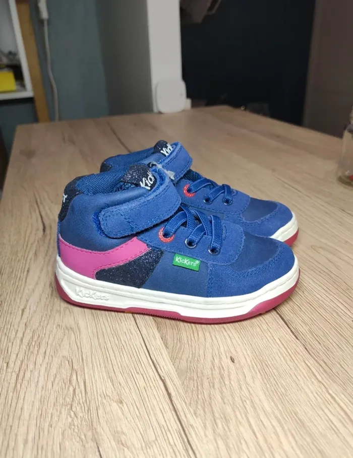Basket chaussures cuir kickers neuves 21 - photo numéro 2
