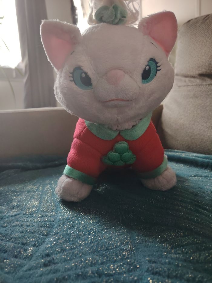 Peluche aristochat Noël