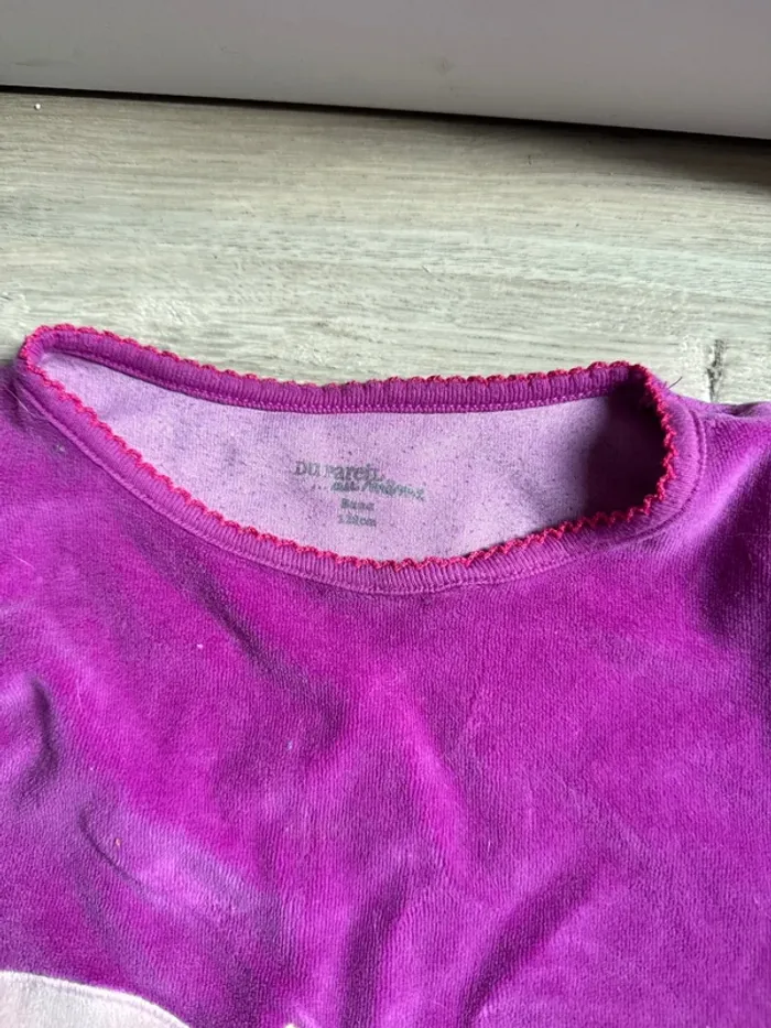 Pyjama fille hiver 8 ans dpam - photo numéro 3