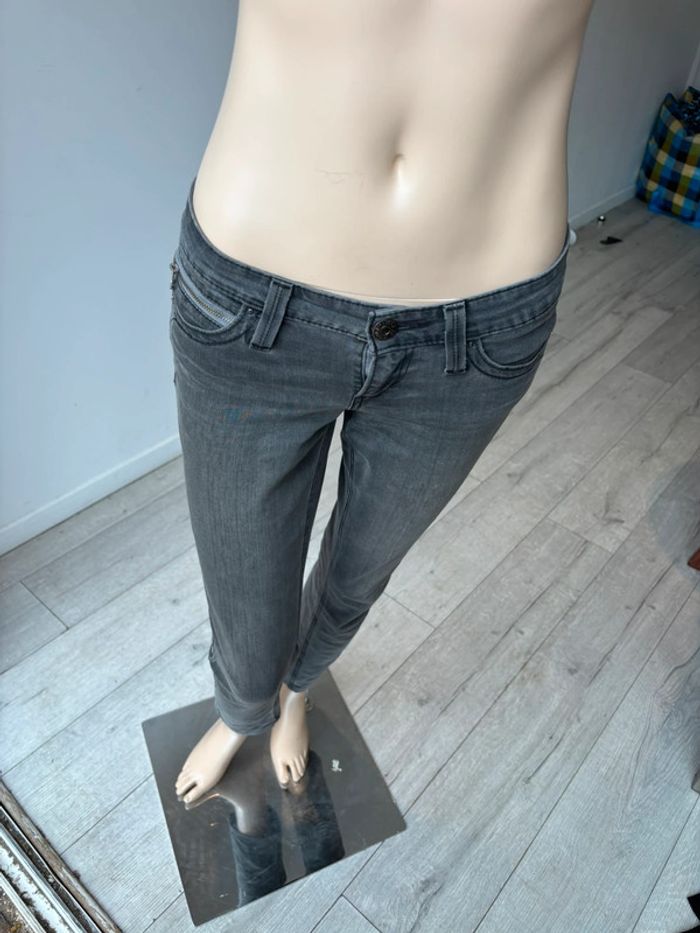 Jeans Lévis femme low rose skinny noir - photo numéro 4