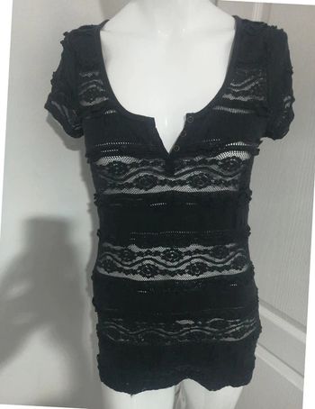 t-shirt H&m noir taille M