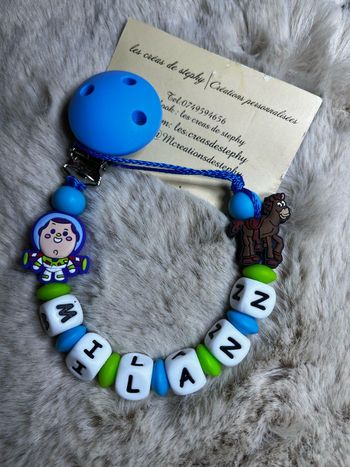 Attache tétine toy story