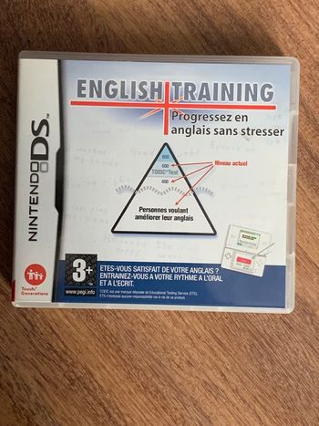English training - Progressez en anglais sans stresser - Jeu DS