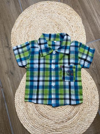 Chemise manches courtes 9 mois