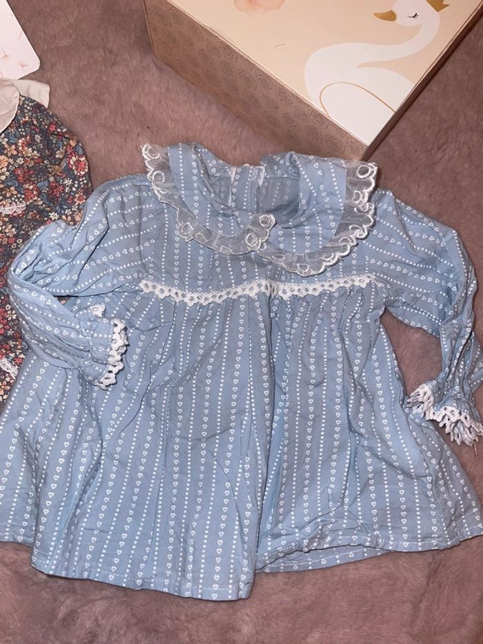 Lot de 2 blouse 9mois - photo numéro 3