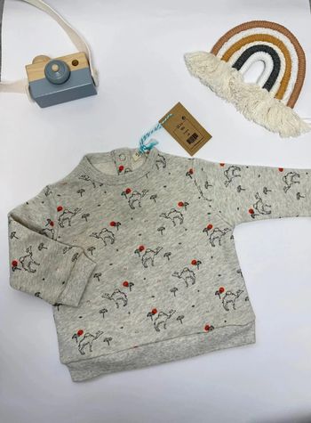 Sweat Lc Kids dromadaire neuf avec étiquette taille 6 mois 68 cm