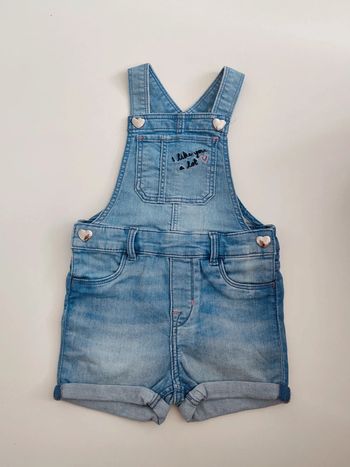Combishort en jean  80cm