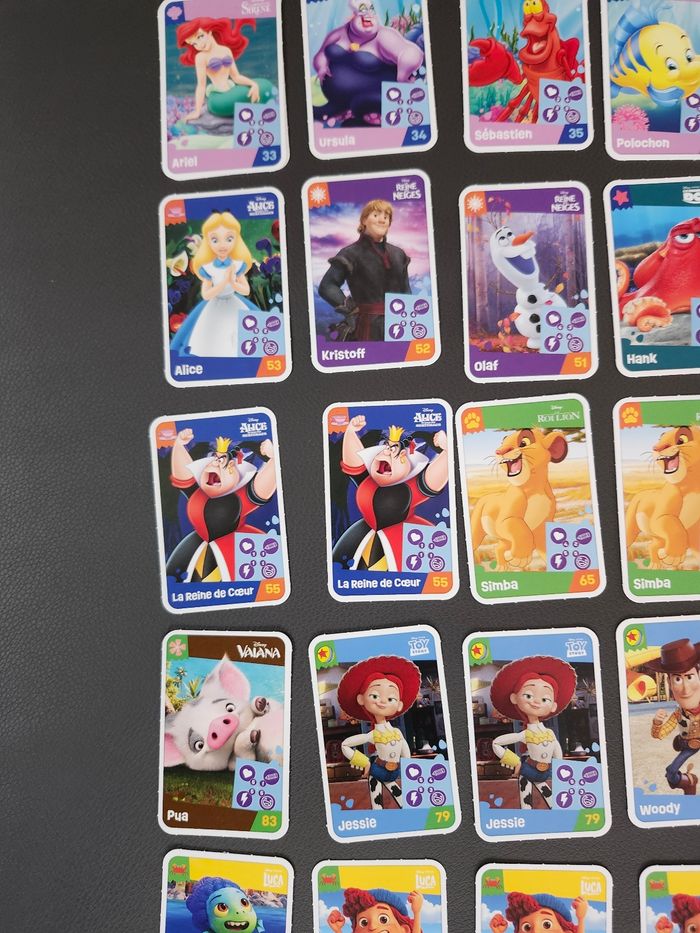 cartes enfant disney pixar lot ou unites jouons rêvons auchan - photo numéro 7