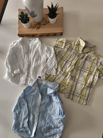 Lot de 3 chemise 18mois garçon