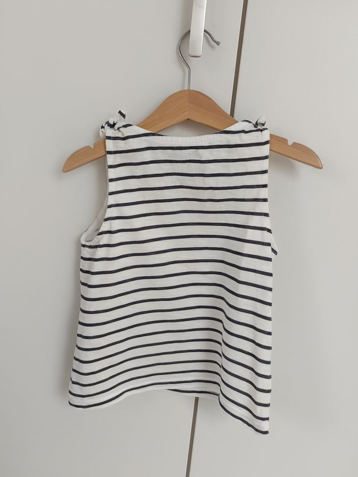 Débardeur blanc rayé Kiabi 6 ans - photo numéro 6