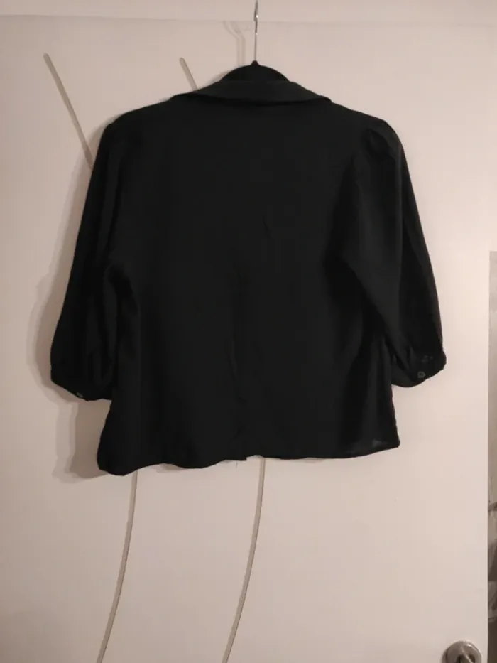 Chemise noire Terranova taille S - photo numéro 3