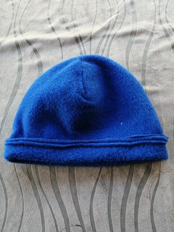 Bonnet en polaire bleu