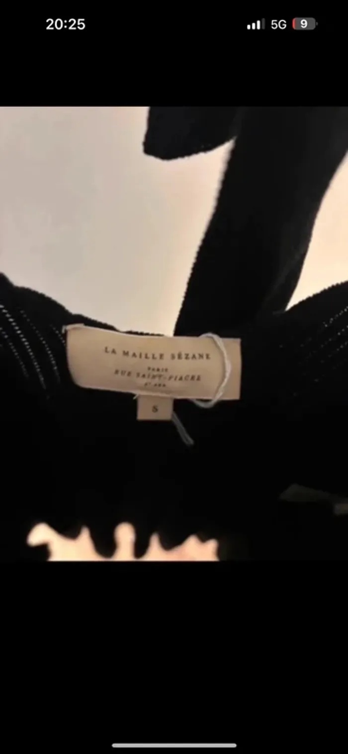 Élégante Robe Sézane Noire - Taille S - photo numéro 11