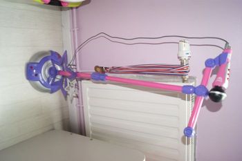 Microphone sur pied violetta