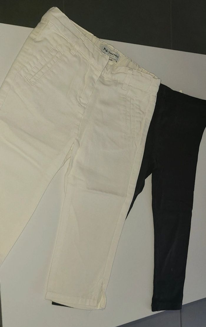 Lot Leggings pantalon pantacourt fille 3 ans 36 mois
